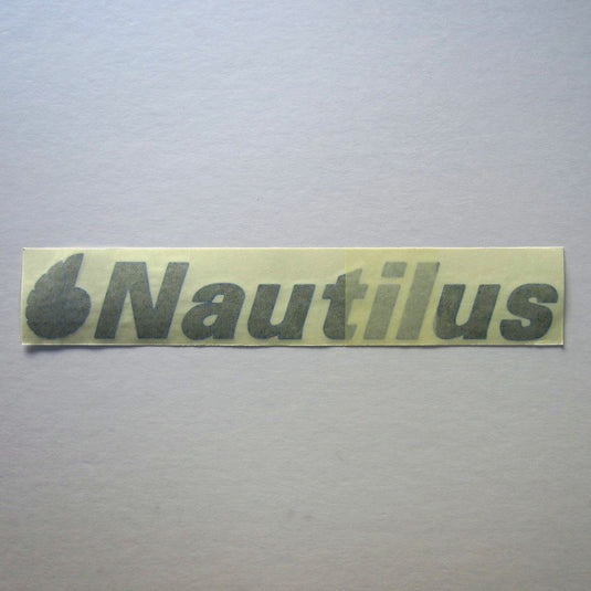 Nautilus Decal Gray w/ Blue Outline