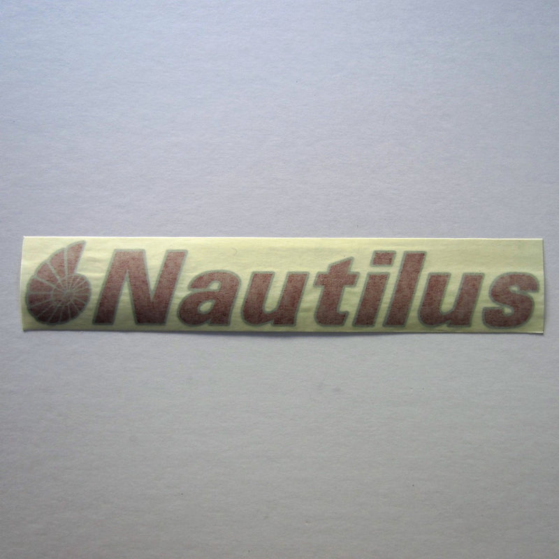 Load image into Gallery viewer, Nautilus Decal Red w/ Gray Outline
