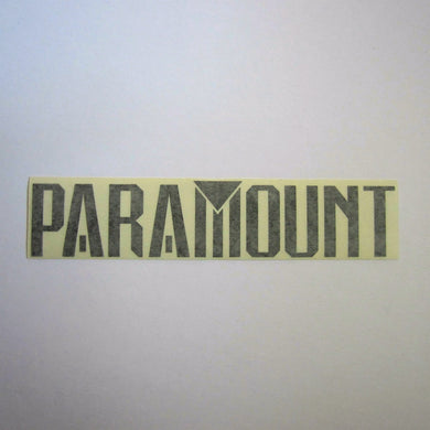Paramount Decal Black 11-1/2