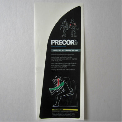 Precor 208 Triceps Extension