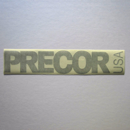 Precor USA Decals Silver