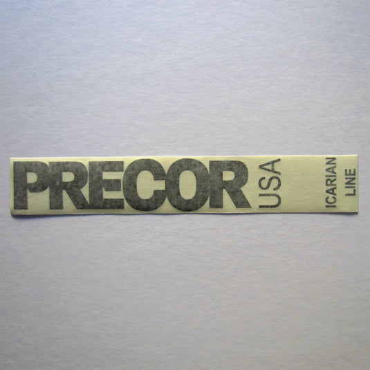 Precor USA Icarian Line Decal 13-1/2" x 2"