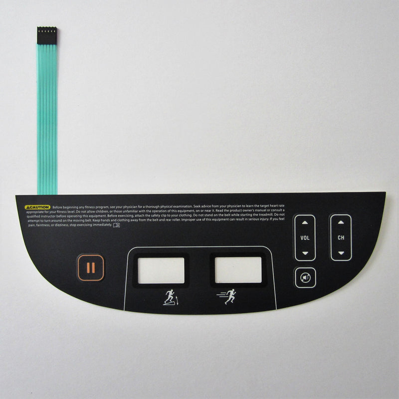 Load image into Gallery viewer, Precor P80 Treadmill Lower Controller Overlay Keypad
