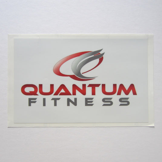 Quantum Fitness Shroud Decal 11" x 7"