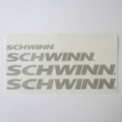 Schwinn AC Frame Decal Set Grey on Clear (4)
