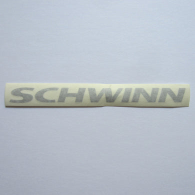 Schwinn Frame Decal Silver