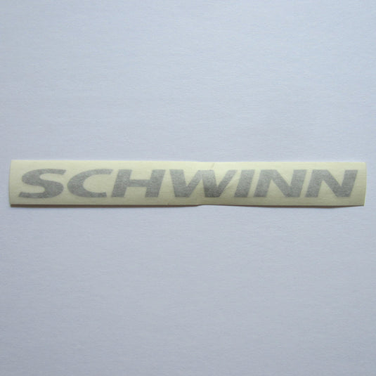 Schwinn Frame Decal Silver