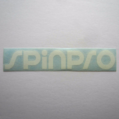 SpinPro Decal White 7