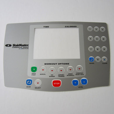StairMaster C40 Silver Display Overlay