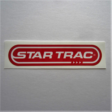 Star Trac Decal 3 11/16