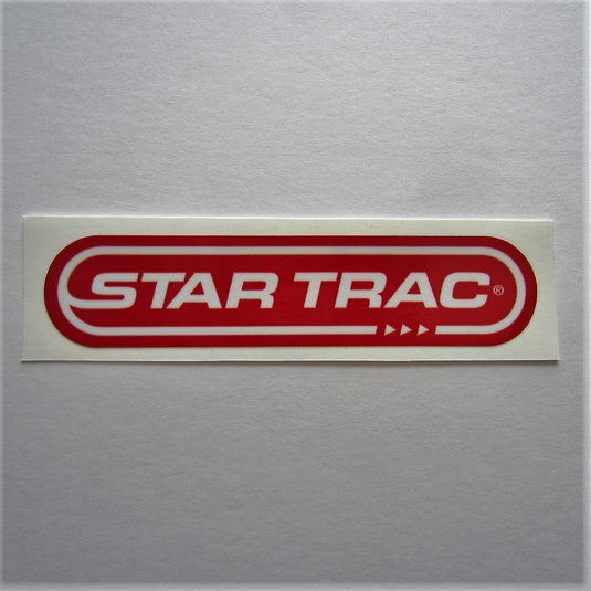 Star Trac Frame Decal 7-1/2" x 1-3/4"
