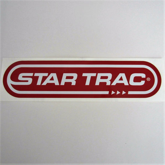 Star Trac Treadmill Deck Decal  15" x 3 1/2"