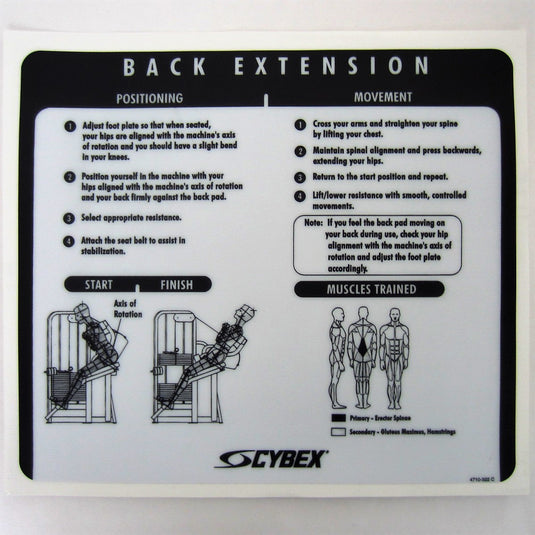 Cybex VR2 Back Extension