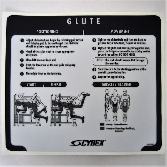 Cybex sales glute machine