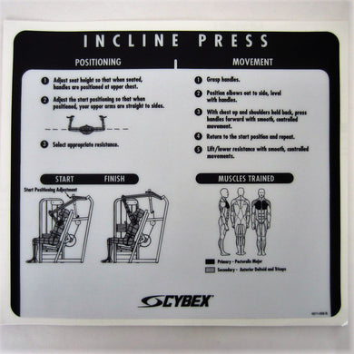 Cybex VR2 Incline Press