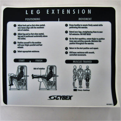 Cybex VR2 Leg Extension